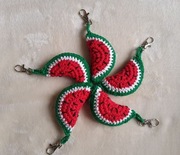 Breloczek. Handmade. Słodki arbuz. Do kluczy, torebki, plecaka. Prezent.