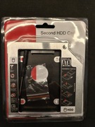 Kieszeń na drugi dysk ramka 2.5" HDD SSD do laptopa 9.5mm