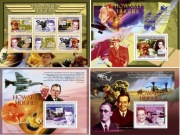 SAMOLOTY HOWARD HUGHES GWINEA 2007   3 BLOKI + 1 ARKUSIK