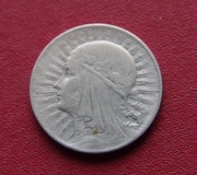 Moneta 5 złotych 1932 Jadwiga (Głowa kobiety). 