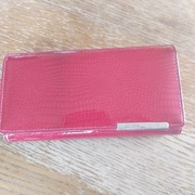 Portfel damski czerwony skóra