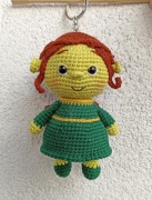Fiona, maskotka na szydełku, brelok, breloczek, r