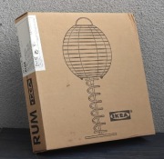 Lampa nocna IKEA RUM nie wyjmowana z pudełka zielony abażur 