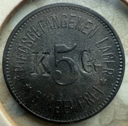 5 Pf Gnadenfrei (Piława Górna) OBÓZ KRIEGSGEFANGENEN LAGER Zn