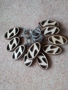 Drewniany brelok do kluczy z logo HYUNDAI