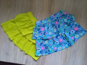 Spódniczka Sinsay 122 komplet 2 szt zestaw nowe spódnica kwiaty lato