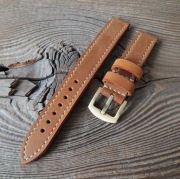 Pasek do zegarka 18 mm handmade skóra naturalna
