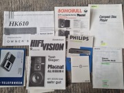 instrukcje Harman Kardon Sony Philips Magnat Telefunken