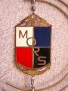 Znaczek ,,MORS" z PRL do postawienia na biurku