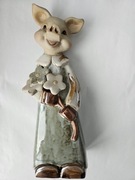 Figurka ceramiczna ozdoba do domu ceramika vintage figurka kolekcjonerska