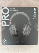 NOWE Logitech G Pro X 2 Lightspeed | CZARNE | Zaplombowane