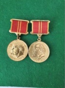 Medal radziecki 100 lecie urodzin W. Lenina Za mężną pracę