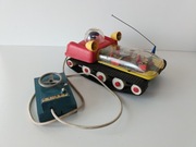 Łazik stara zabawka na kabel PRL