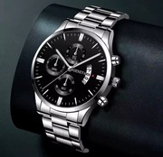 Męski zegarek luksusowy ze stali nierdzewnej