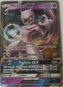 Karta Pokemon Mewtwo GX