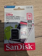 Karta pamięci SanDisk 16GB ULTRA microSDHC UHS-I  90 mb/s  653X