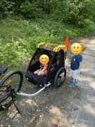 Przyczepka rowerowa dla dzieci dwuosobowa Burley Bee
