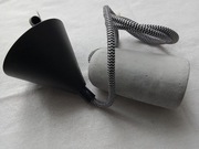 Lampa wisząca - sufitowa - beton - zwis - industrialny - loft