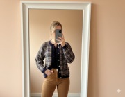 Sweter kardigan vintage M 38 Edinburgh moher wełna