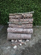 Drewno sosnowe i świerkowe.