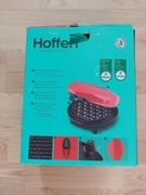 Gofrownica bąbelkowa marki Hoffen - 1200 W czerwona