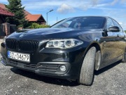 BMW Seria 5 Czarna 2016r. F10