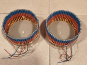 Dwie cewki generatora