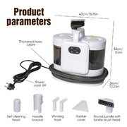 Odkurzacz piorący parowy 1650W! MEGA sprzęt, zabija bakterie, czyści dywany