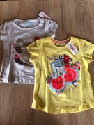 Nowe bawełniane t-shirt koszulka dziewczęca 116 cm