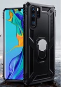 ETUI GUMA CASE PANCERNE HUAWEI P30 PRO MAGNES PODSTAWKA CZARNE DEFENDER