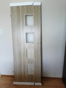 Drzwi łazienkowe szer.70cm , prawe, kolor Alba Dąb Bielony ,firmy Voster. 