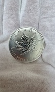 Srebrny Kanadyjski Liść Klonowy 2012 i 2018 1 uncja 1 oz Lublin