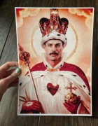 Plakat format A4 kodak 200 g błyszczący queen Freddie mercury 