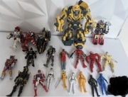 Figurki Transformers i Power Rangers zestaw Bumblebee Optimus