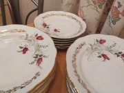 serwis obiadowy sygnowany z Francji na 6 osób