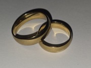 2 x Obrączki w kolorze złota