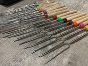 Teleskopowe widelce grilla paluszki pieczenia