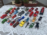 31 sztuk resoraki autka metalowe auta, Hot Wheels, Mattel, Welly, Siku