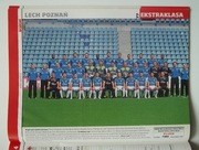 LECH Poznań -- 6 plakatów drużyny  (sezony: 2010/11 , 2011/12)