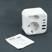 Adapter podróżny Lencent z UK  na EU