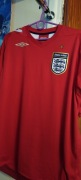 Umbro England Away Jersey 2006/2008 Red 