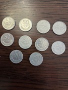 Zestaw monet z PRL 50 gr od 1949 roku