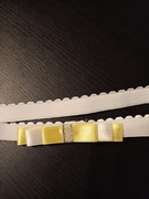 przepaska opaska dla dziewczynki kokardka na gumce