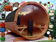 SAUNA Ogrodowa 250cm + OKNO 100% + GRATIS Beczka 500L + Akcesoria