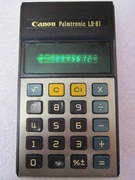 Kalkulator Canon Palmtronic LD-81 Vintage unikat kolekcjonerski