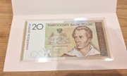 20 złotych 200 Rocznica Urodzin  Słowackiego,  banknot kolekcjonerski 
