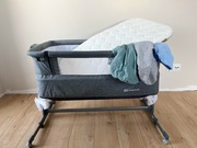 Kinderkraft Neste Up + materac Manufaktura Materacy + 3 prześcieradła