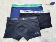 Zestaw 3 bokserki męskie Kappa,Tommy Hilfiger, Top secret L. Bielizna męska