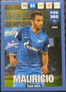 PANINI UPDATE 2017 FIFA 365 TEAM MATE FC ZENIT MAURICIO UE82