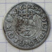 #3845 Niemcy Bawaria 2 krajcary 1624 srebro 